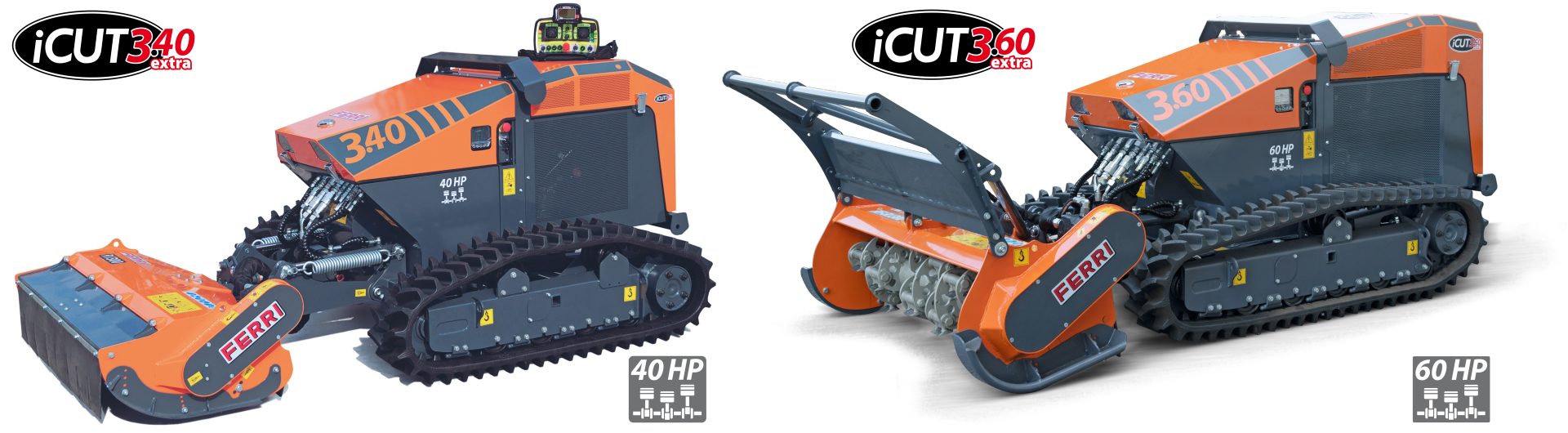Samohodni robotski mulčer iCUT Samohodni robotski mulčer iCUT za brežine in zahtevne terene