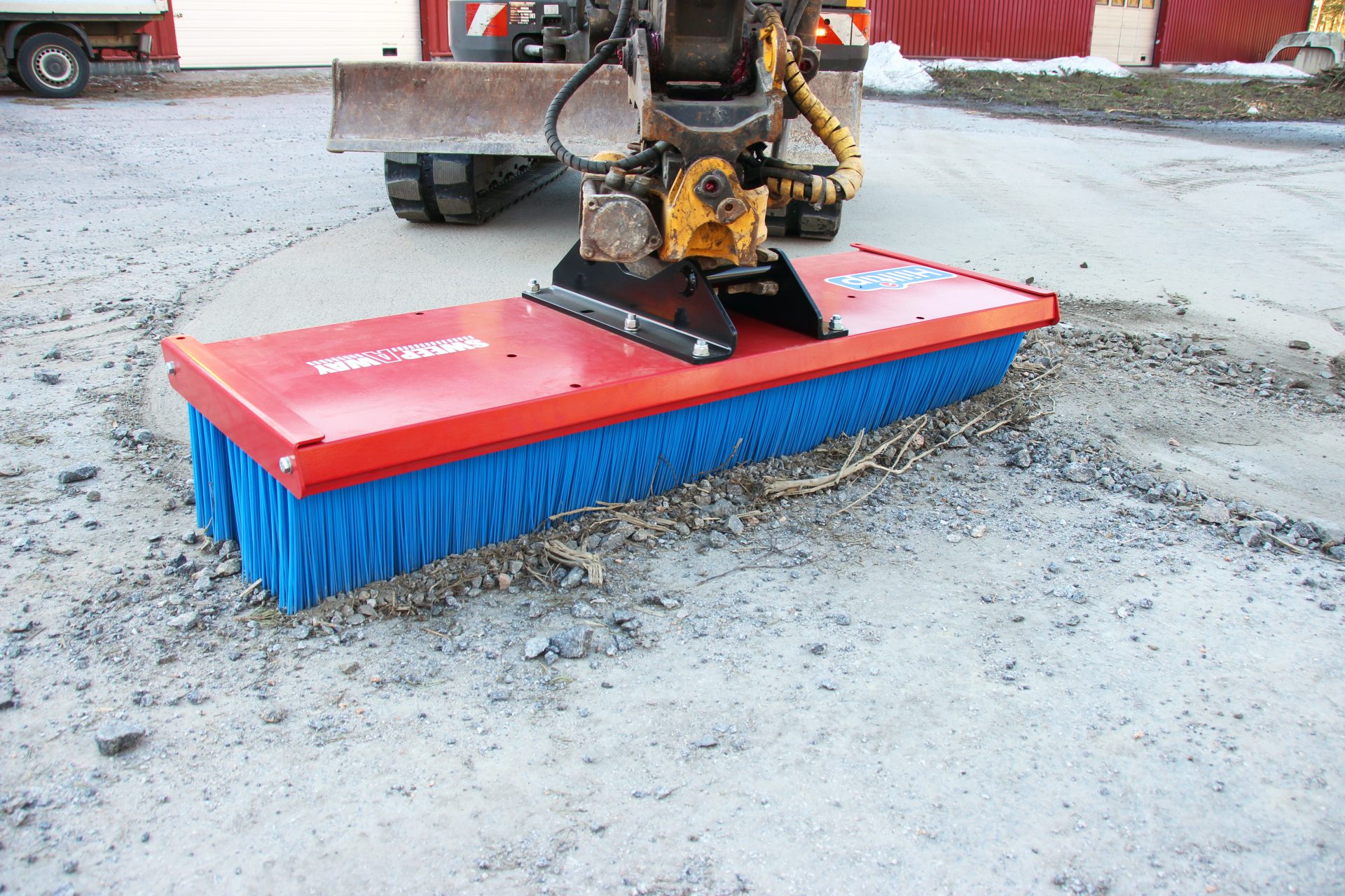 SweepAway push broom for machines - Riko Ribnica